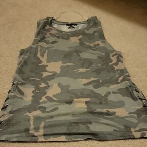 FREE W ANY PURCHASE! Miss Me Camouflage Tank Top